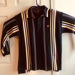 Givenchy Men’s Polo Navy Stripe Shirt Size L